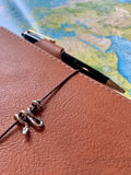 Vine Snake Traveler Notebook Charm - Silver