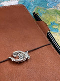 Rip Curl Wave Traveler Notebook Charm - Silver