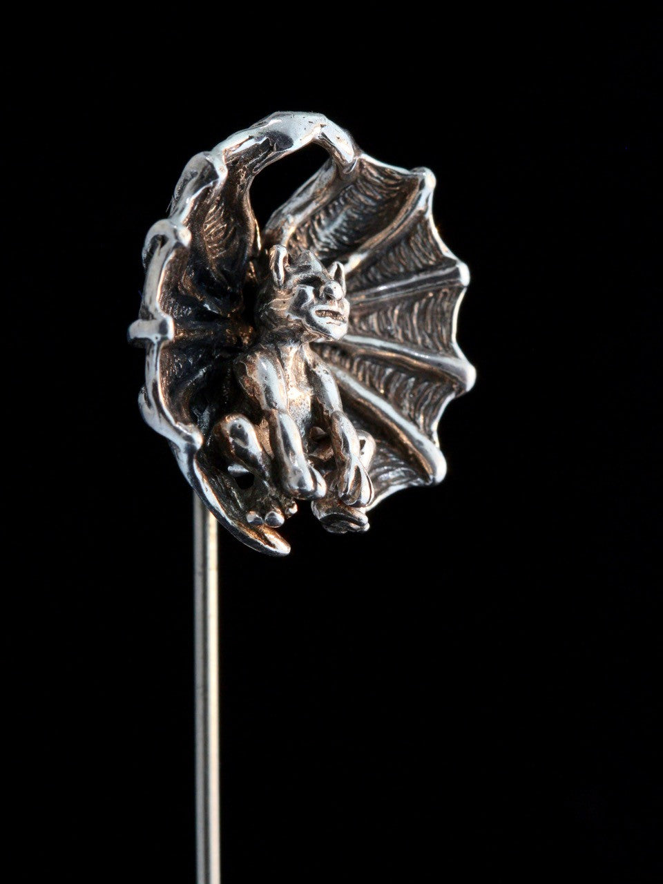 Gargoyle Stick Pin - Sterling Silver