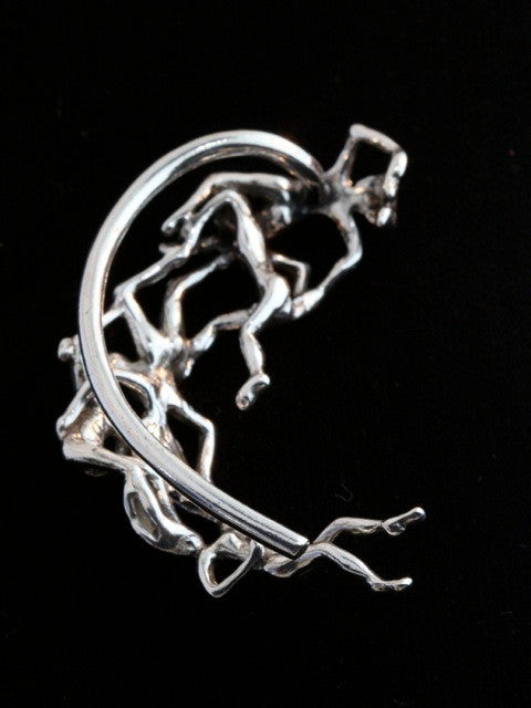 Lovers Ear Wrap 2 - Sterling Silver
