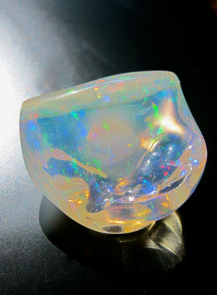 Ice - Mexican Fire Opal - 20 ct