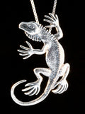 Iguana Pendant - Sterling Silver