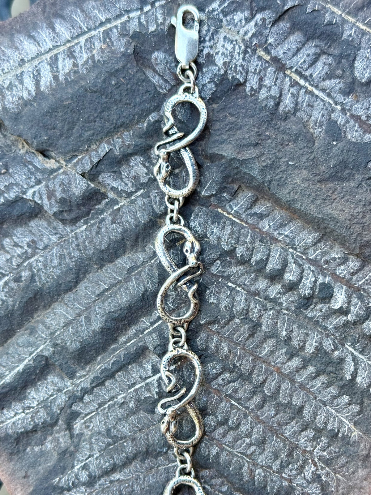 Infinity Snake Bracelet - Sterling Silver