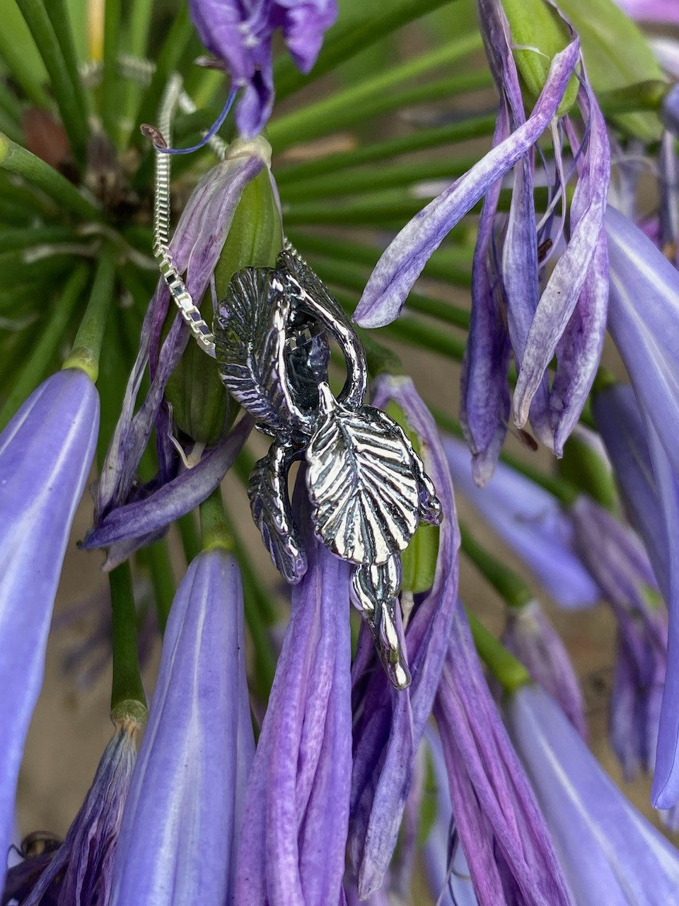 Iris Pendant - Silver