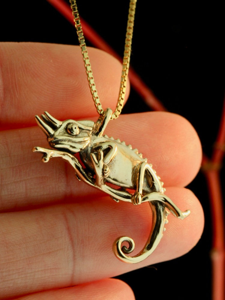 Jackson Chameleon - 14K Gold