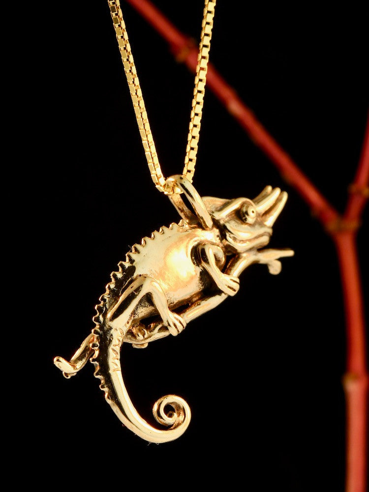 Jackson Chameleon - 14K Gold