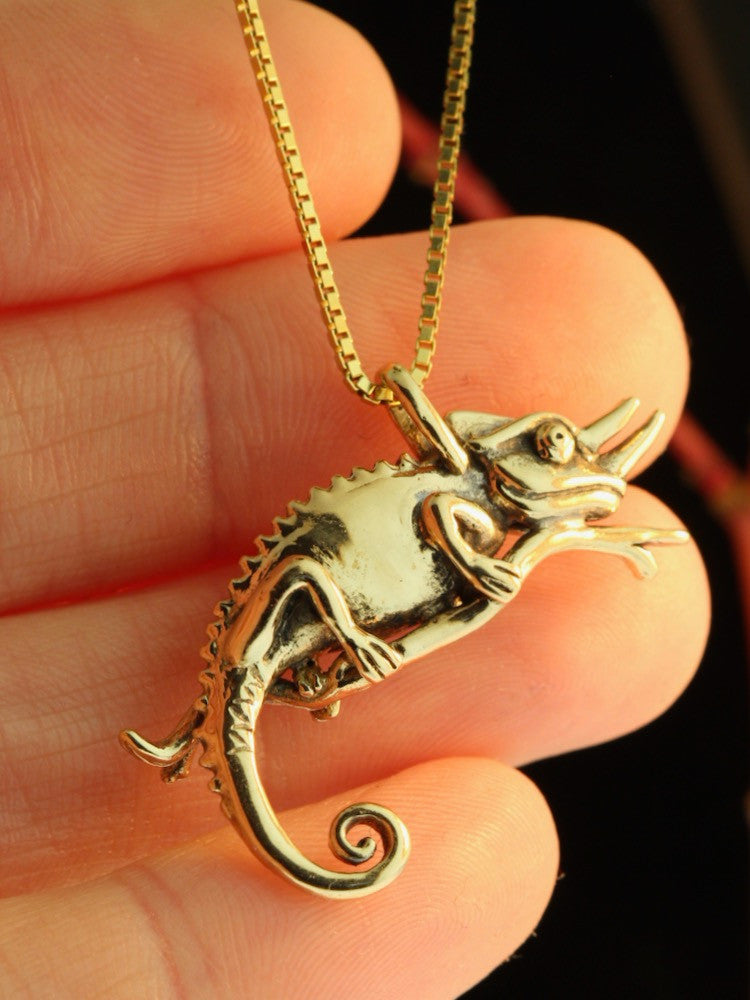 Jackson Chameleon - 14K Gold