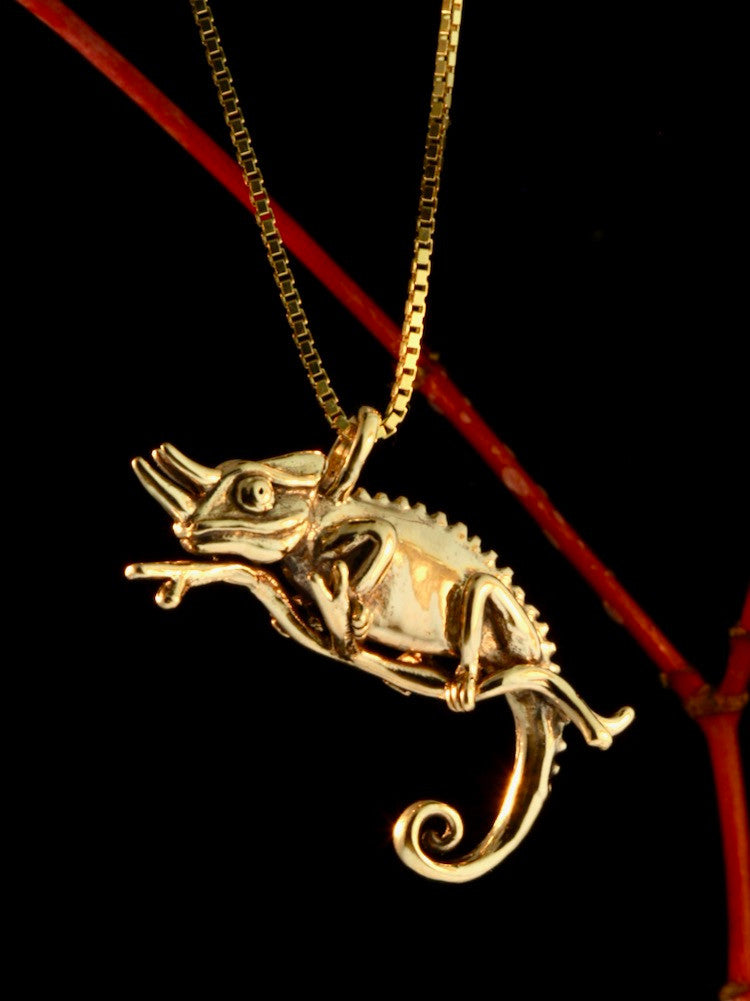 Jackson Chameleon - 14K Gold