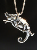 Jackson Chameleon Charm Pendant - Sterling Silver