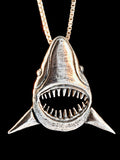 Jaws Shark Pendant - Sterling Silver