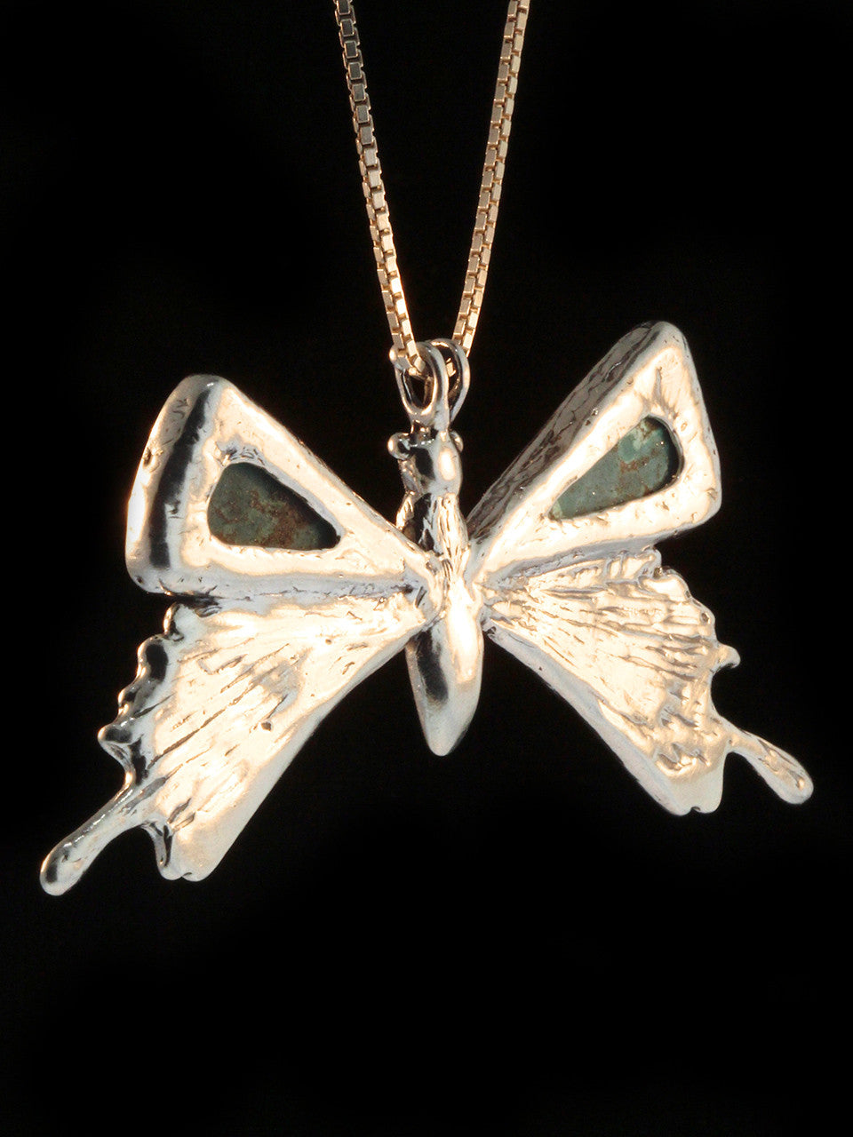 Large Turquoise Butterfly