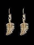 Jungle Jewel Fern Earrings - 14K Gold
