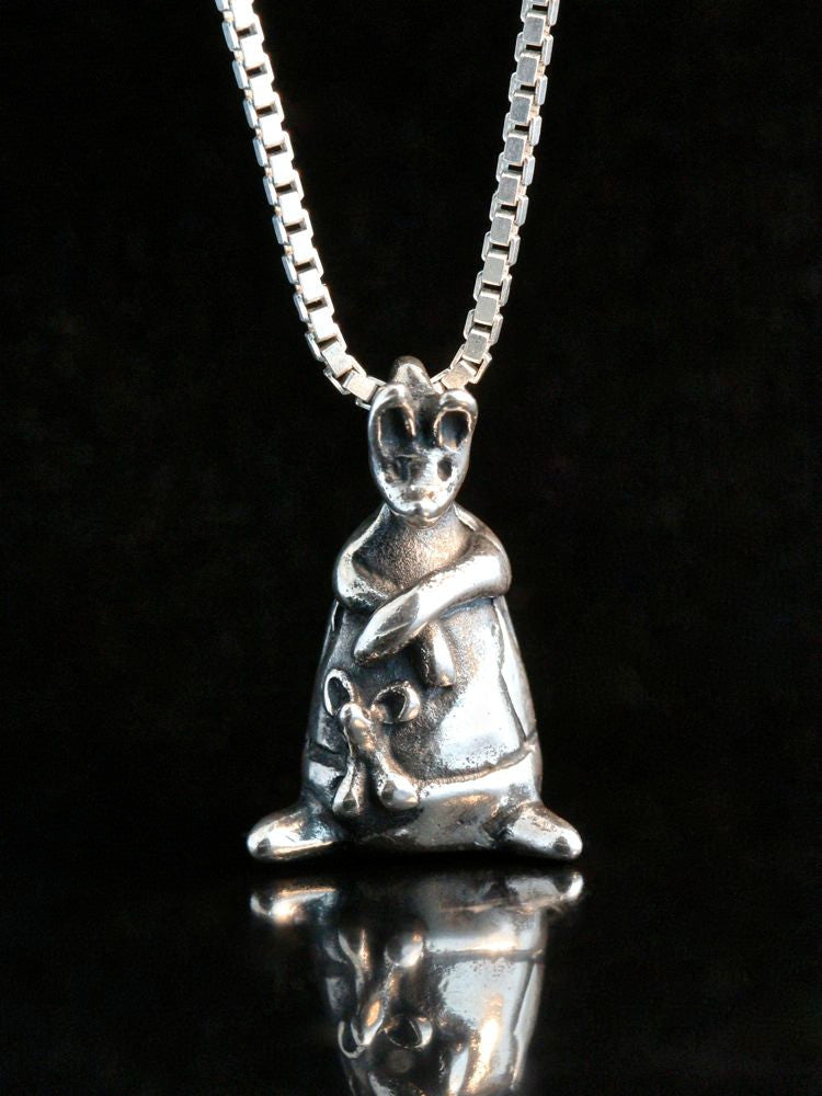 Classic Kanga and Roo Charm from Winnie the Pooh - Silver