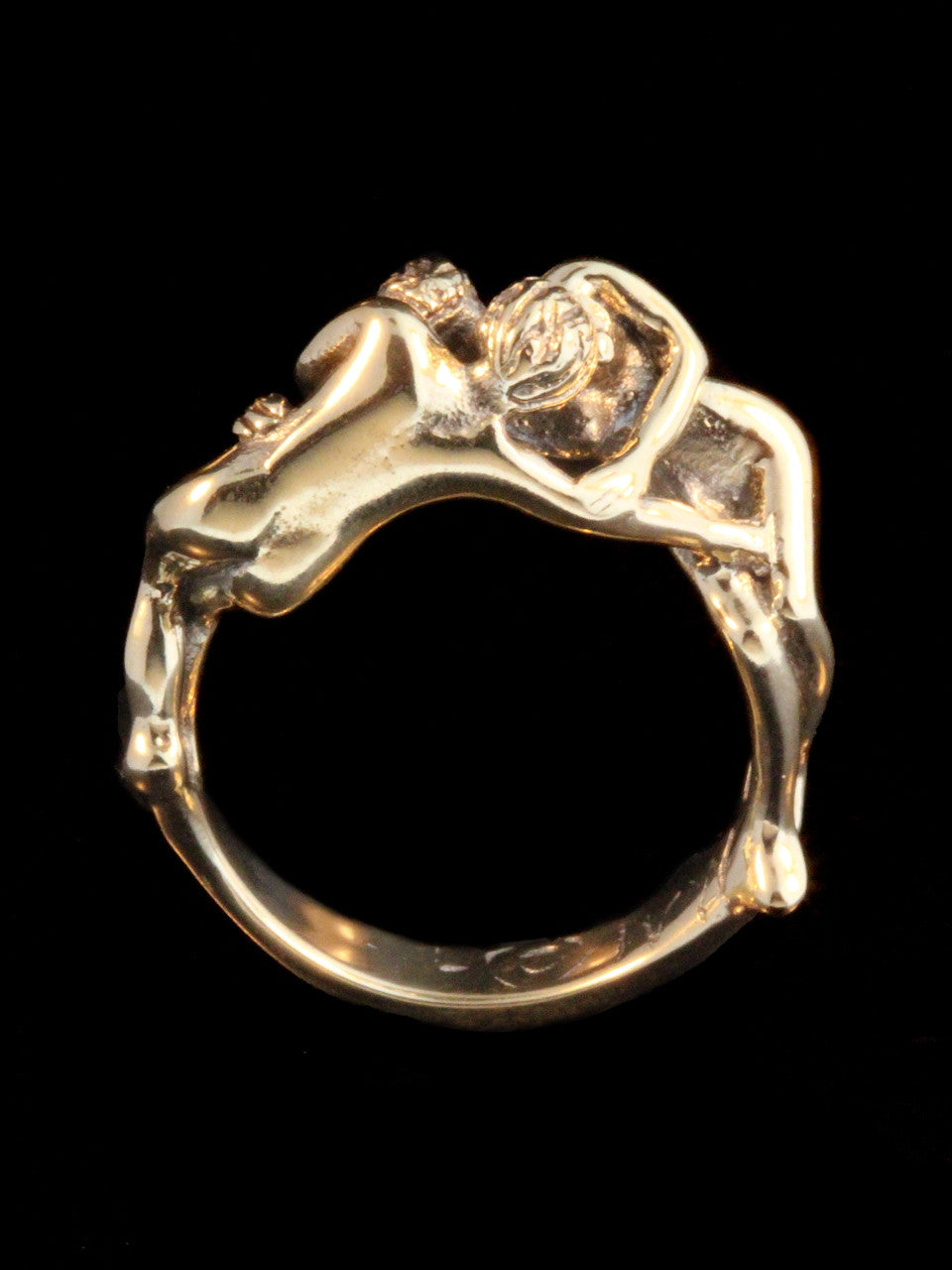 Kiss Ring - 14k Gold