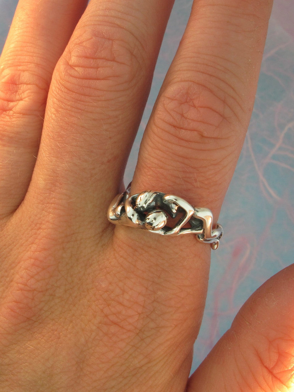 Kiss Ring - Silver