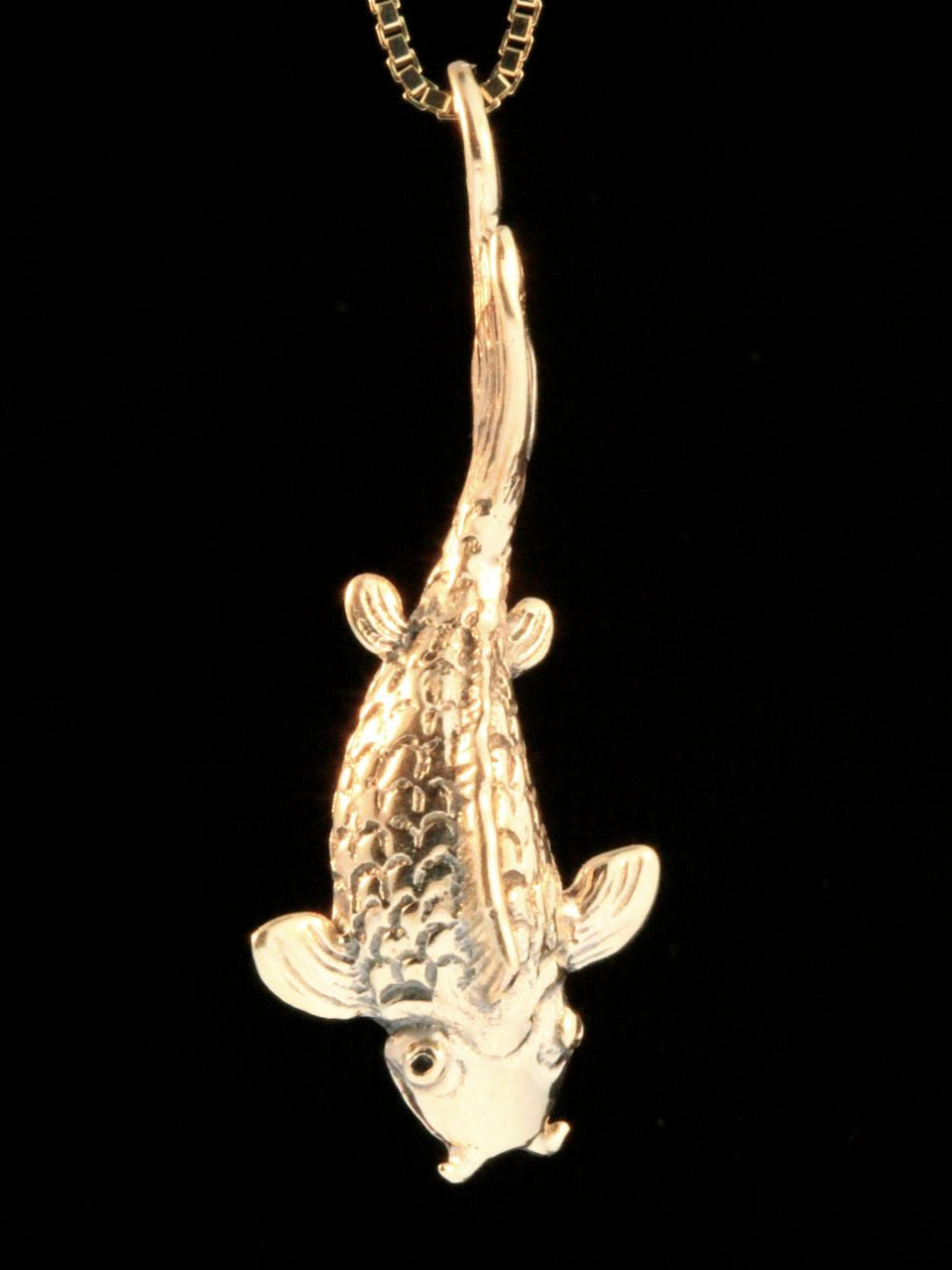 Koi Charm 14k Gold