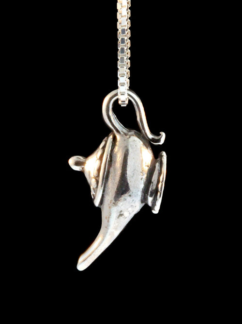 Arabian Nights - Magic Lamp Charm - Sterling Silver