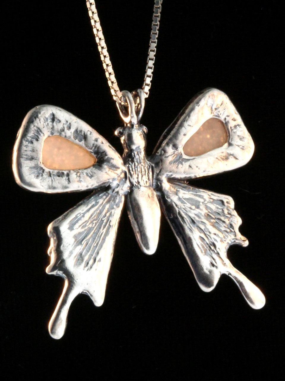 Large Jeweled Butterfly - Druzy Quartz