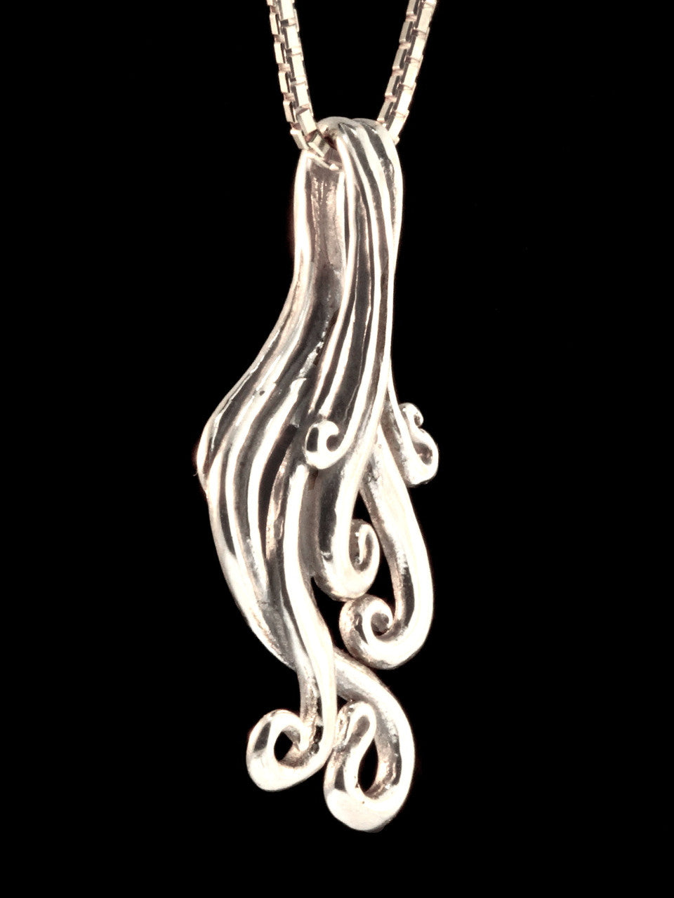 Cascade Waterfall Charm - Silver