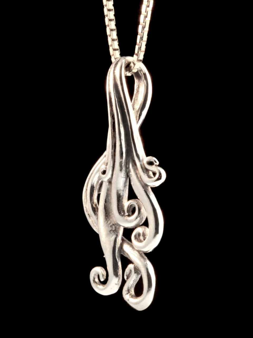 Cascade Waterfall Charm - Silver