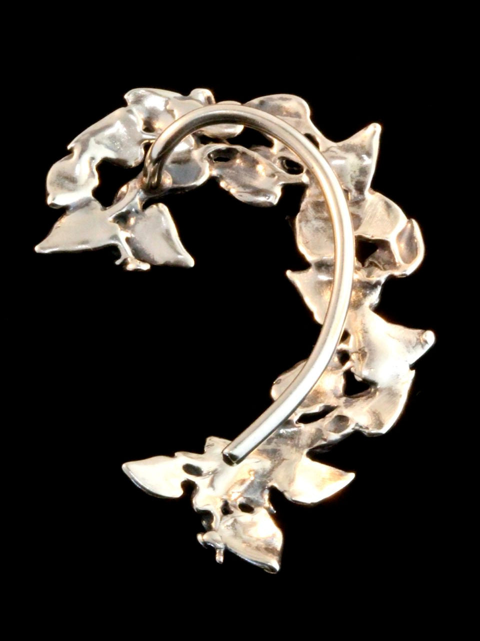 Sterling Silver Leaf Ear Wrap