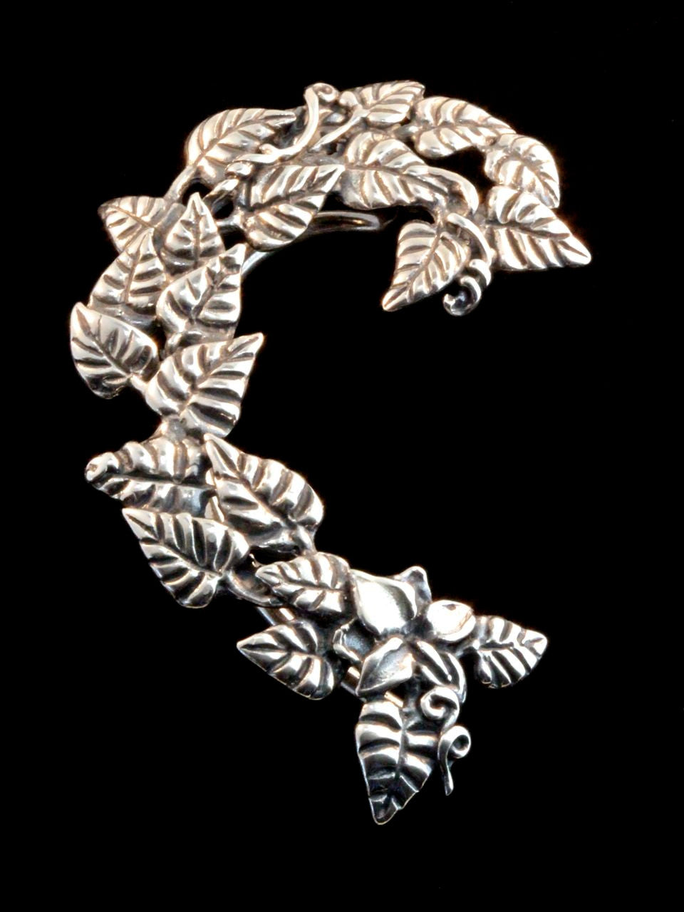 Sterling Silver Leaf Ear Wrap