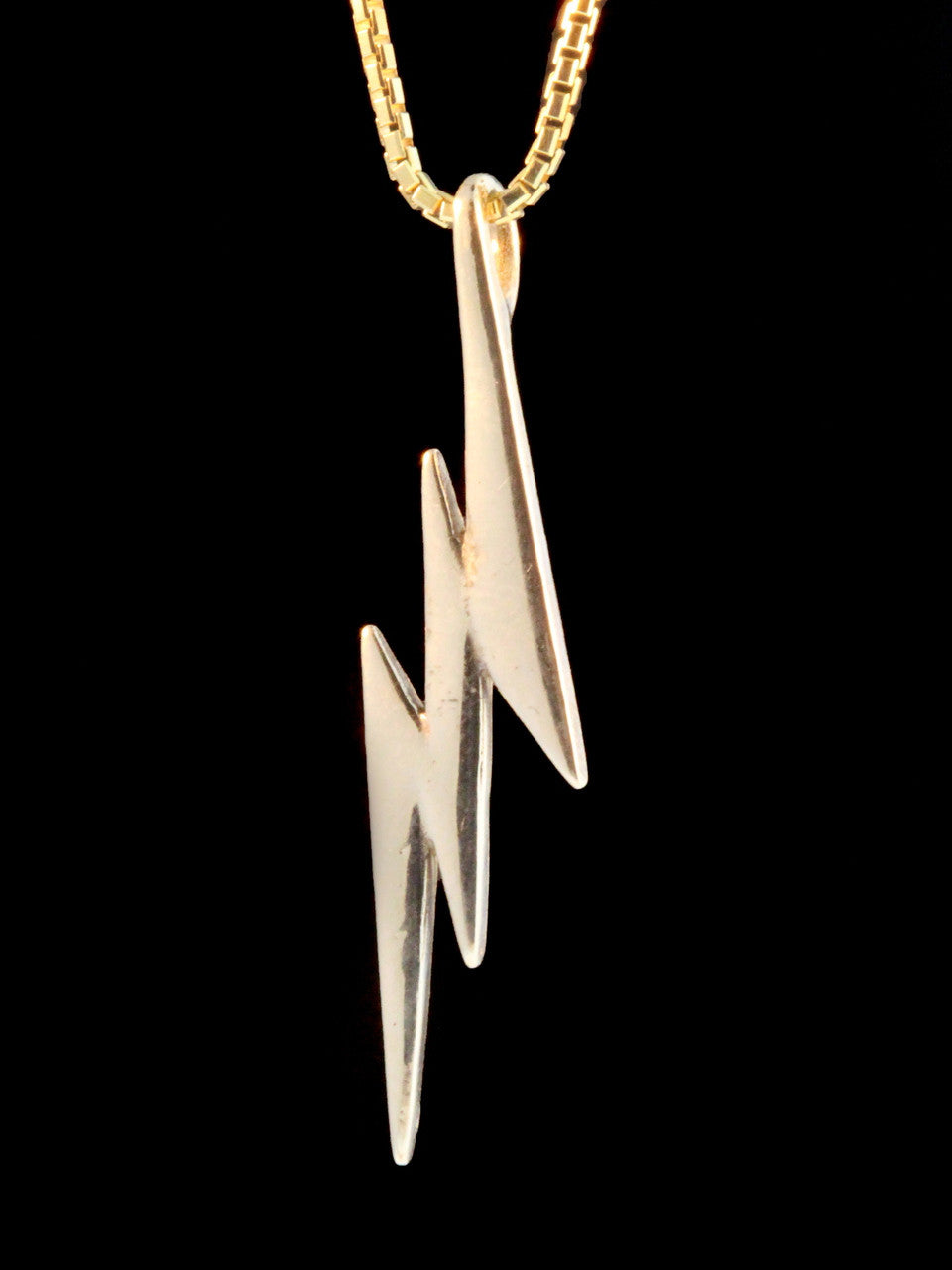 Gold Lightning Bolt Charm