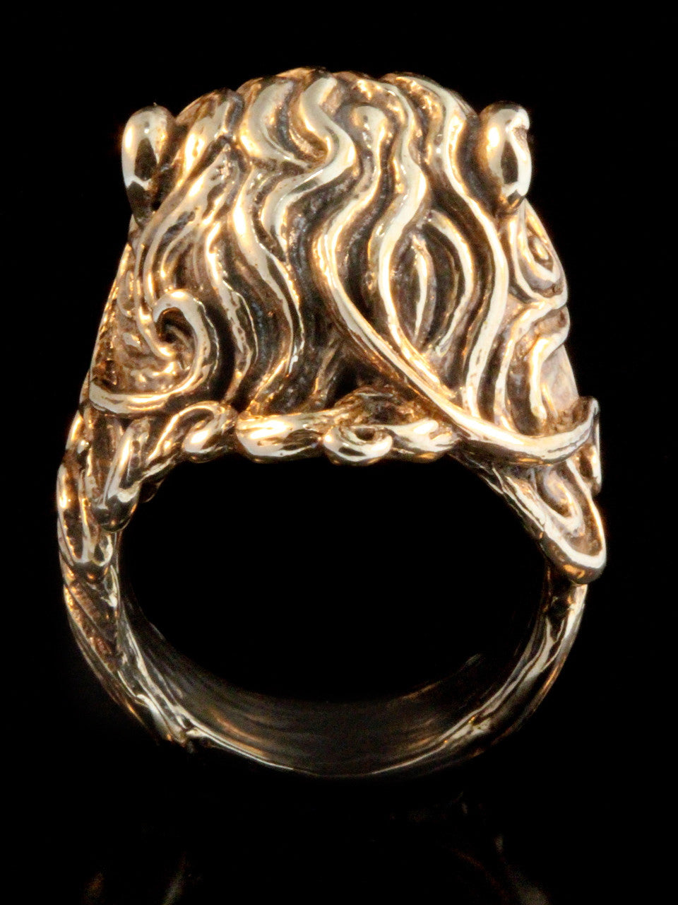 Lion Ring - Bronze