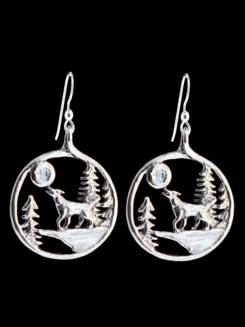 Lunar Wolf Song Earrings