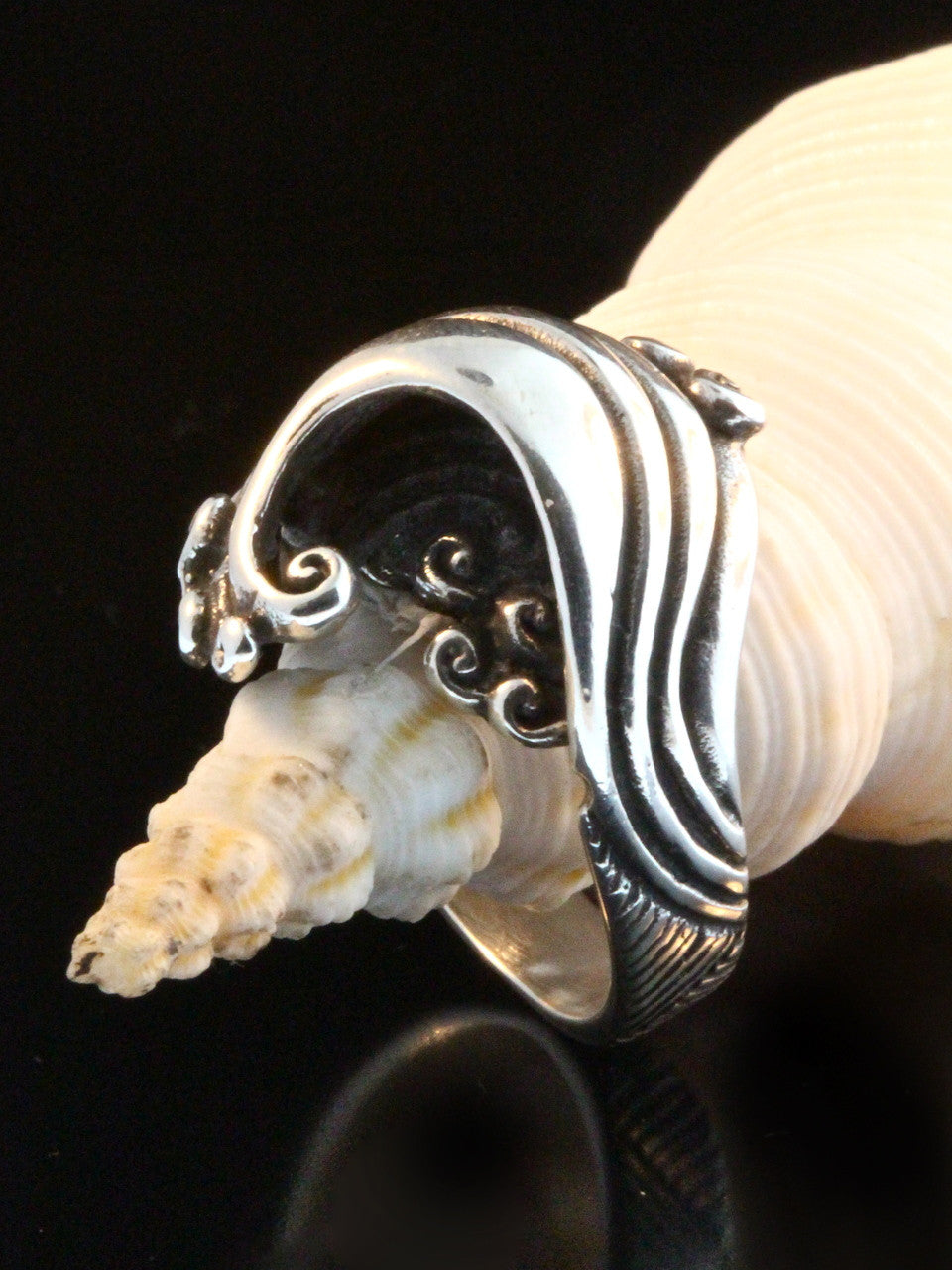 Mavericks Wave Ring - Silver