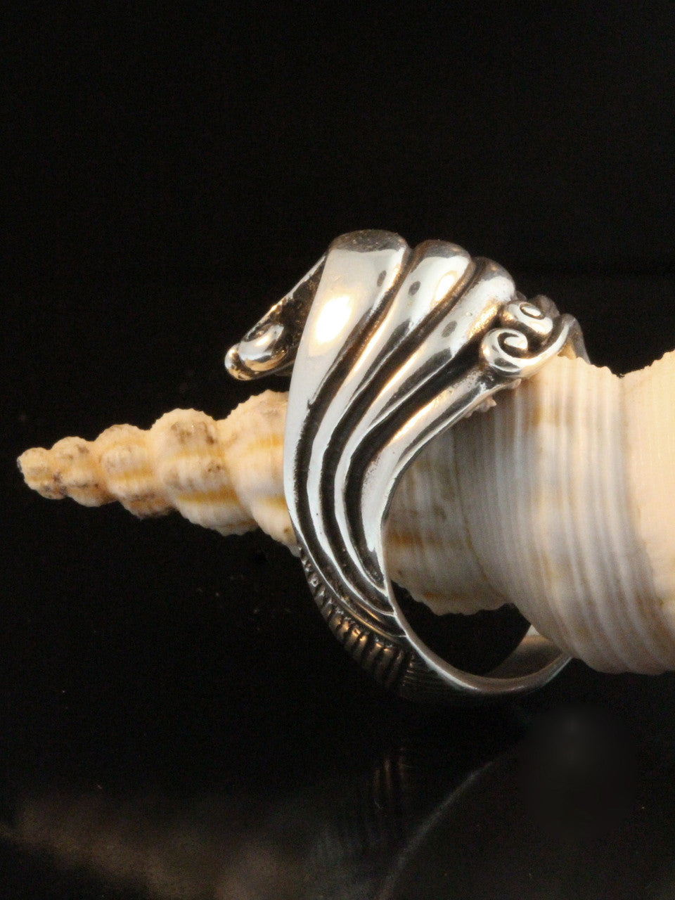 Mavericks Wave Ring - Silver