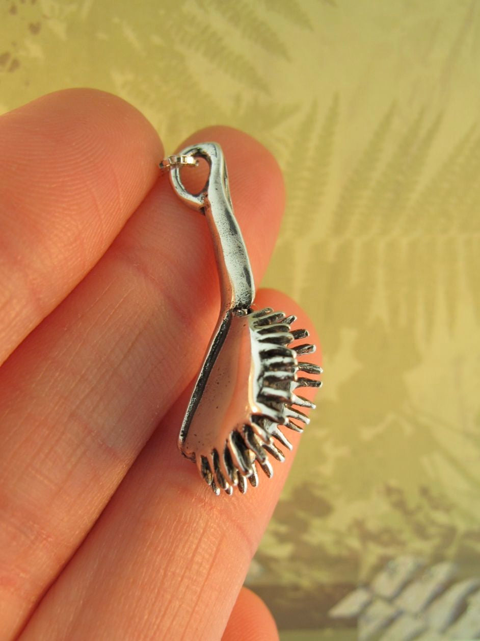 Sterling Silver Medium Venus Flytrap Charm by Marty Magic