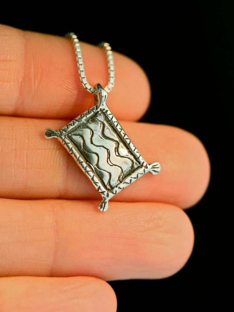 Arabian Nights - Magic Carpet Charm - Silver