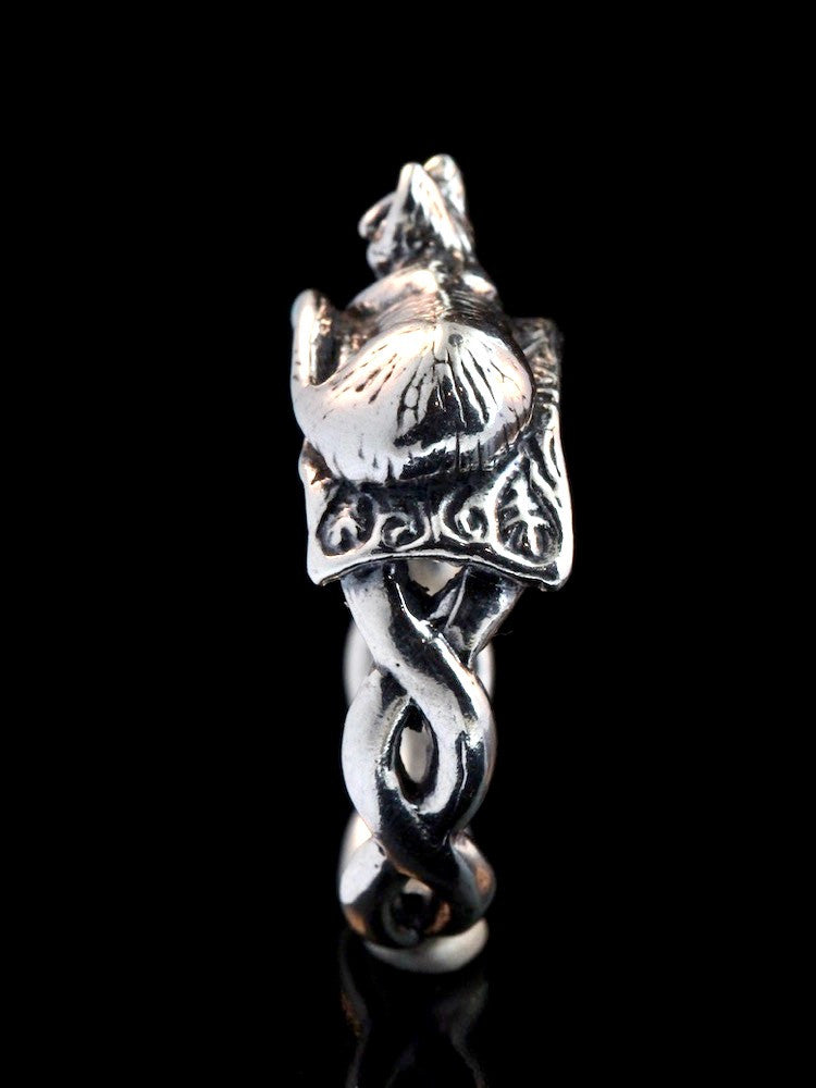 Magic Carpet Cat Ring - Silver