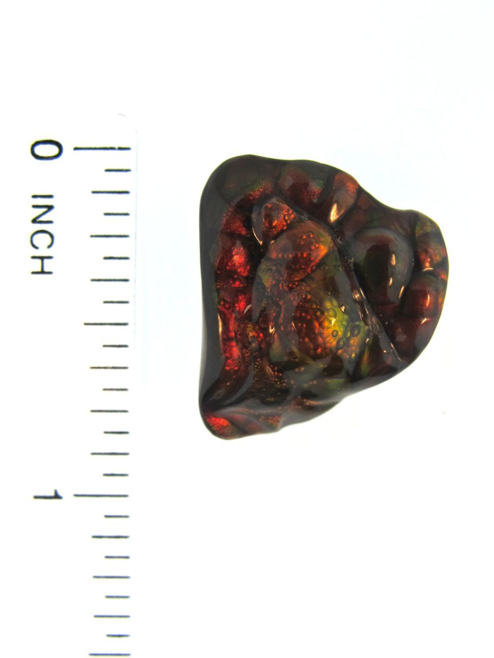 17.5 ct carved Arizona fire agate