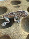 Marine Iguana Charm - Sterling Silver