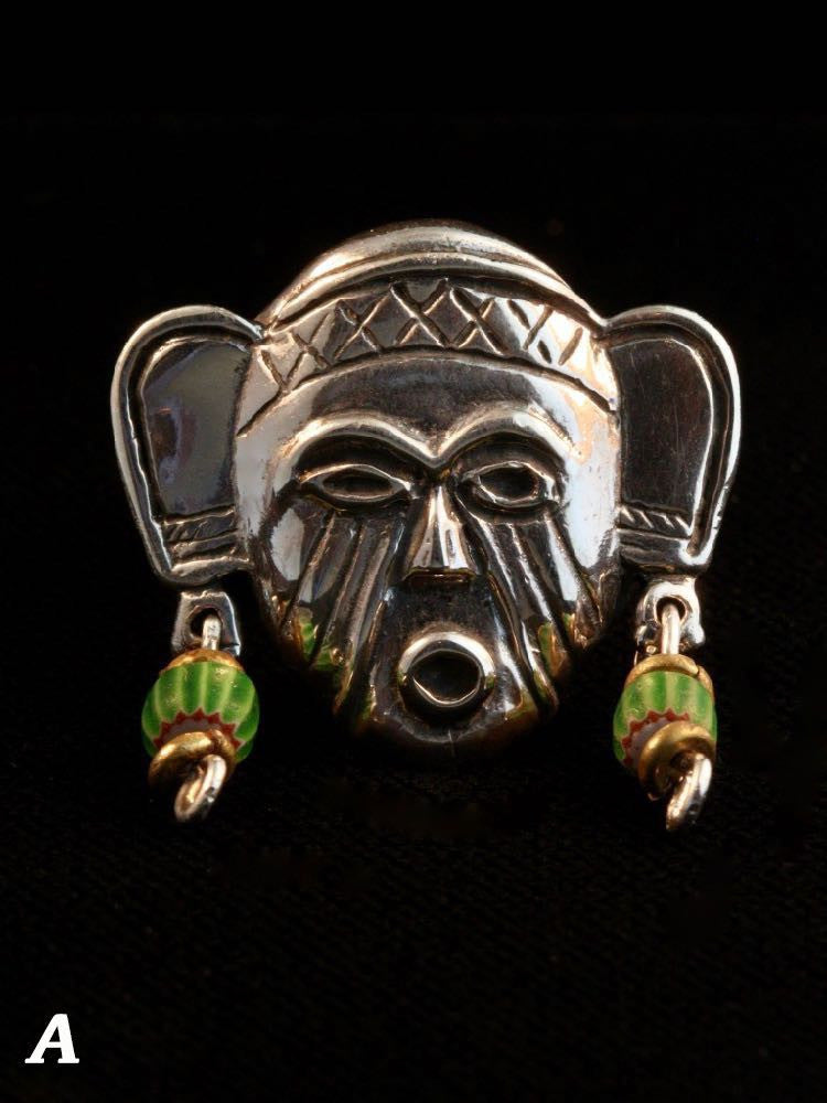 Tribal Mask Ring - Option A - SOLD