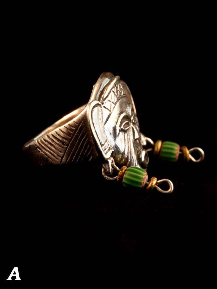 Tribal Mask Ring - Option A - SOLD