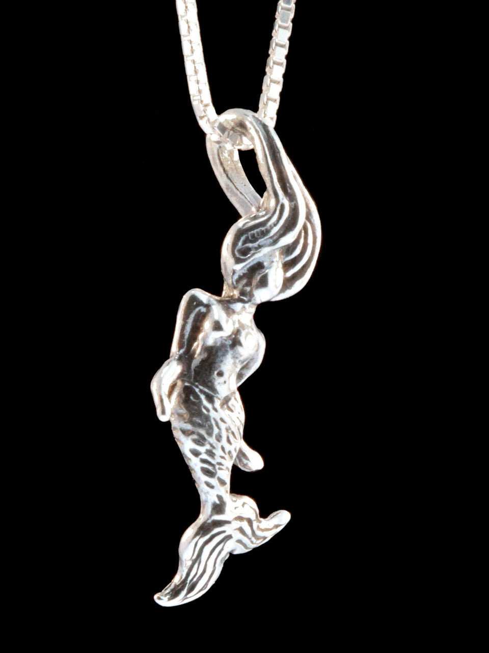 Mermaid Charm - Silver