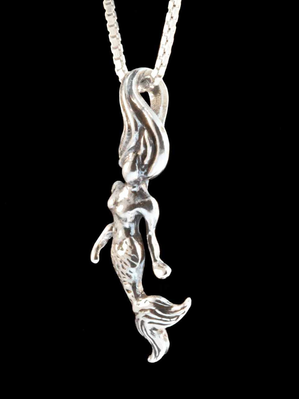 Mermaid Charm - Silver
