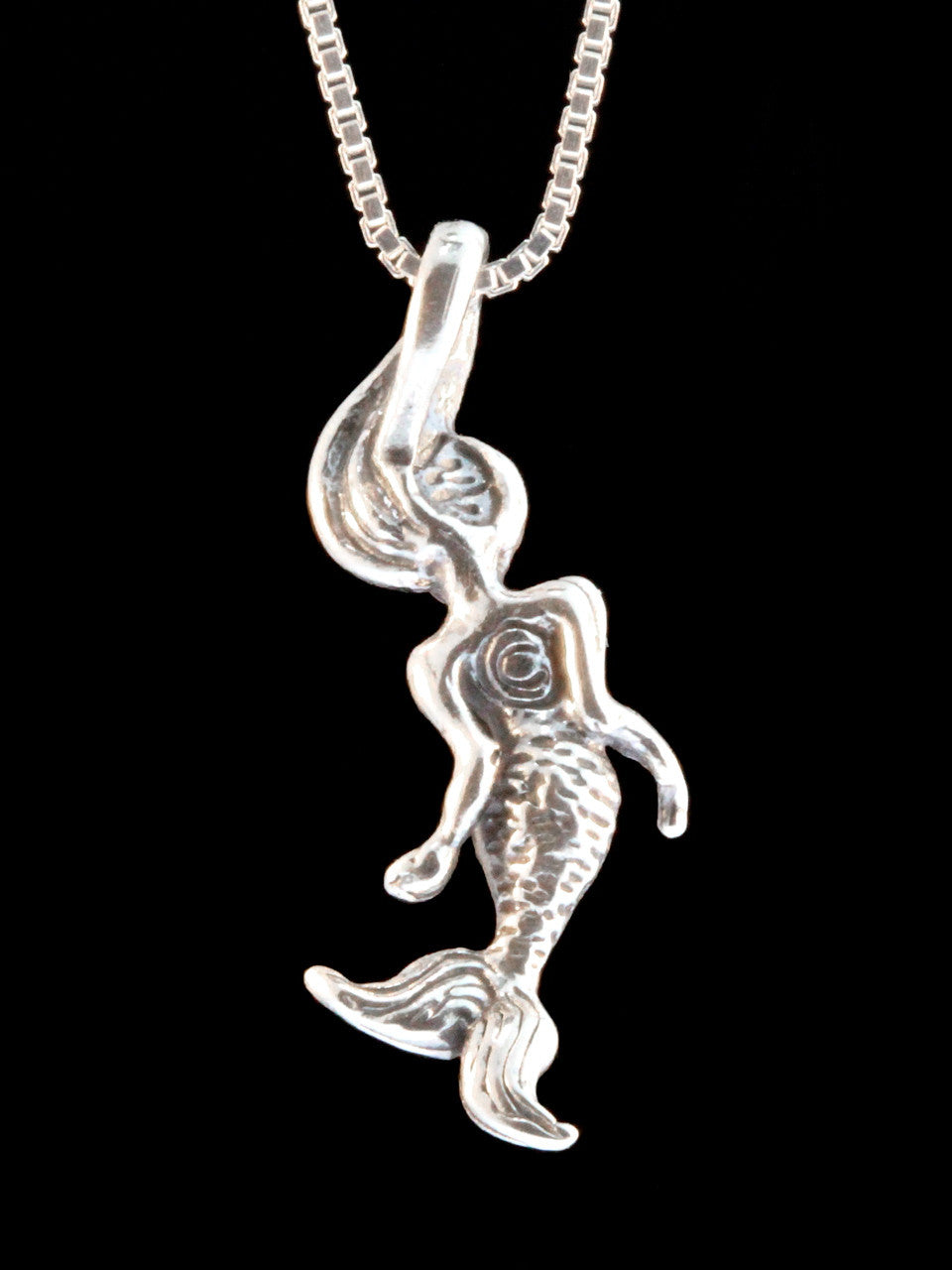 Mermaid Charm - Silver