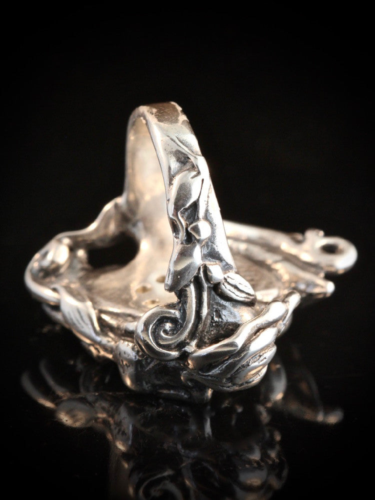 Mermaid Lagoon Ring with Gemstones - Silver