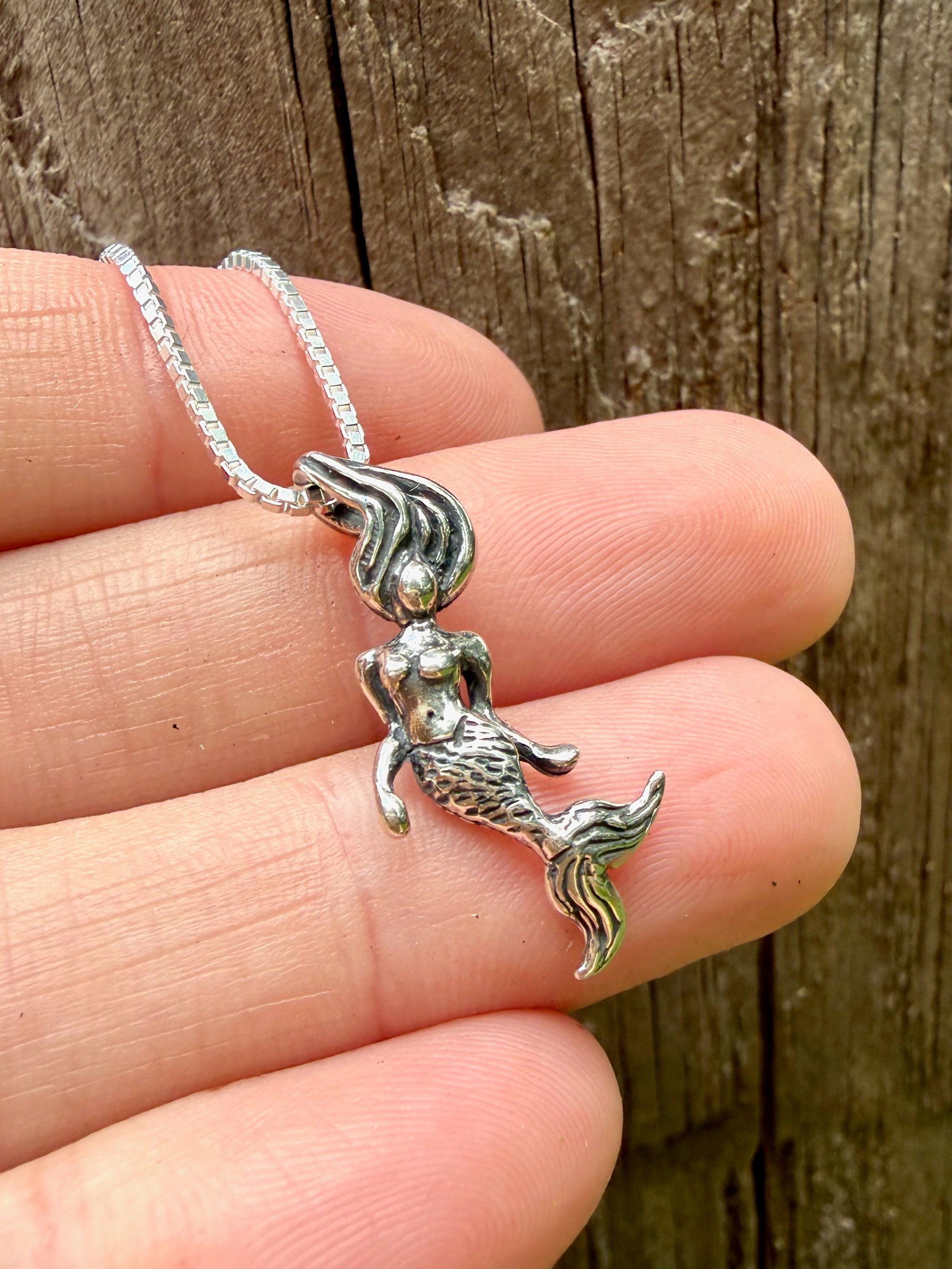 Sea Life - Mermaid Charm - Sterling Silver