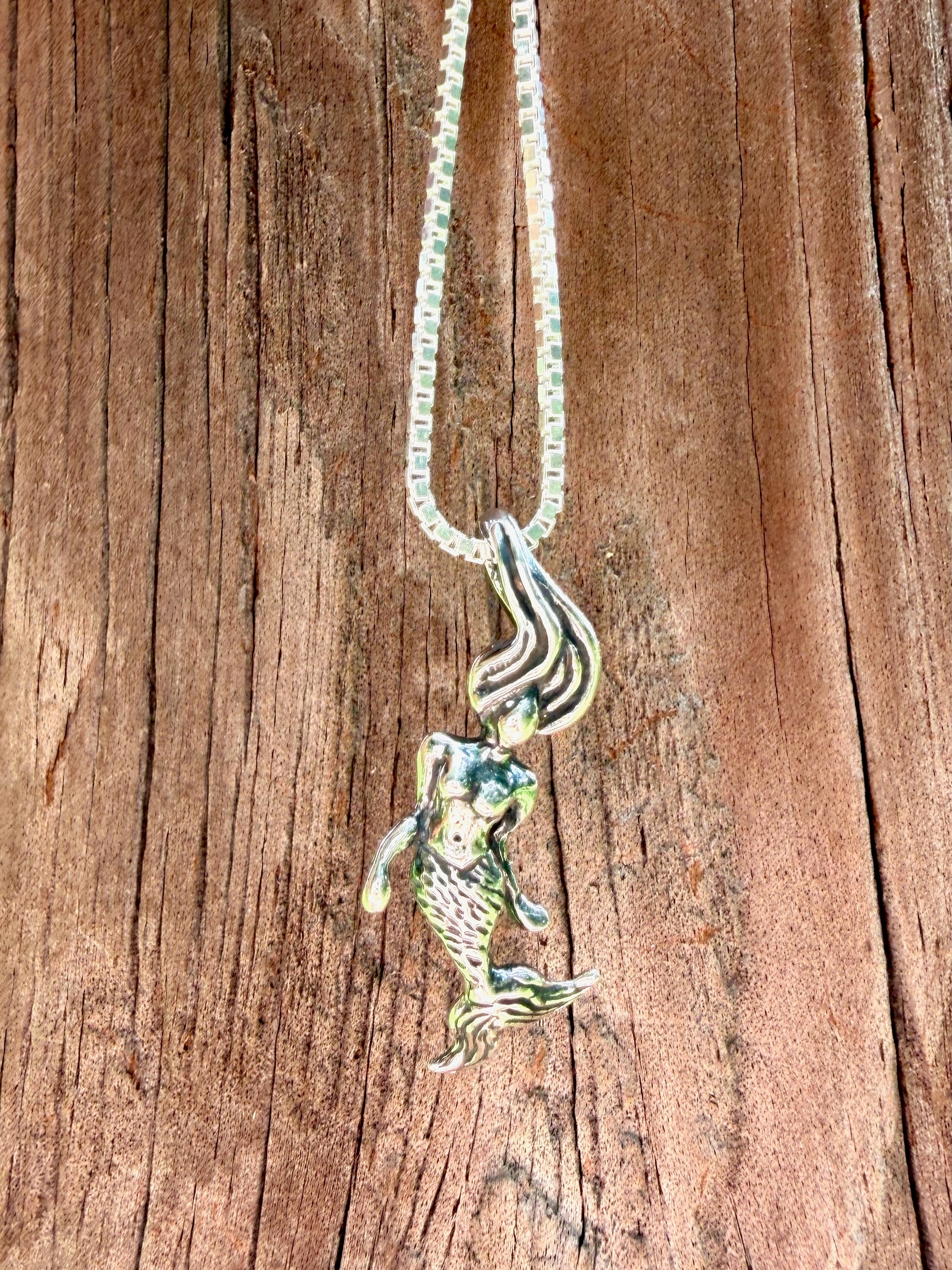 Sea Life - Mermaid Charm - Sterling Silver