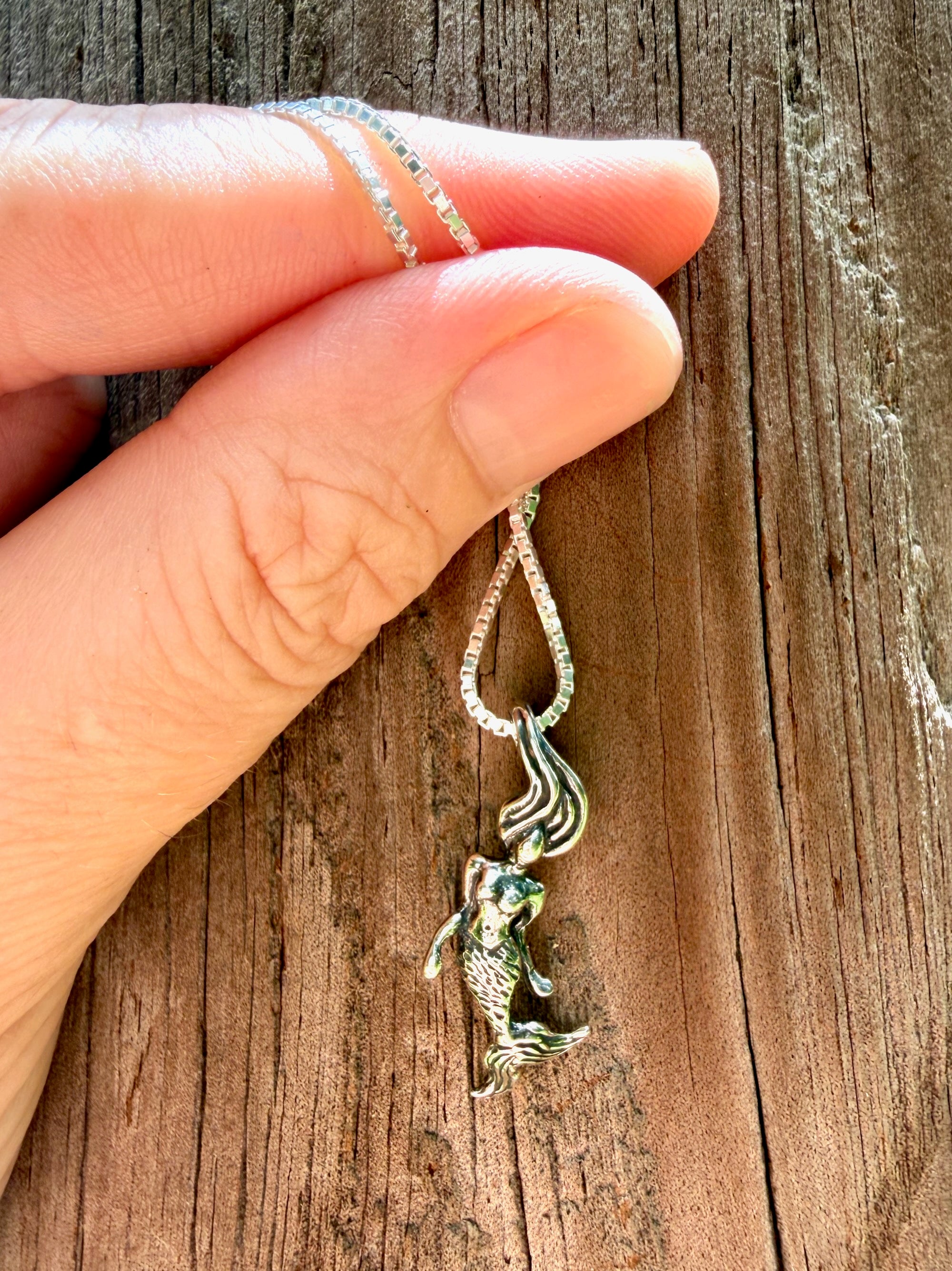 Sea Life - Mermaid Charm - Sterling Silver