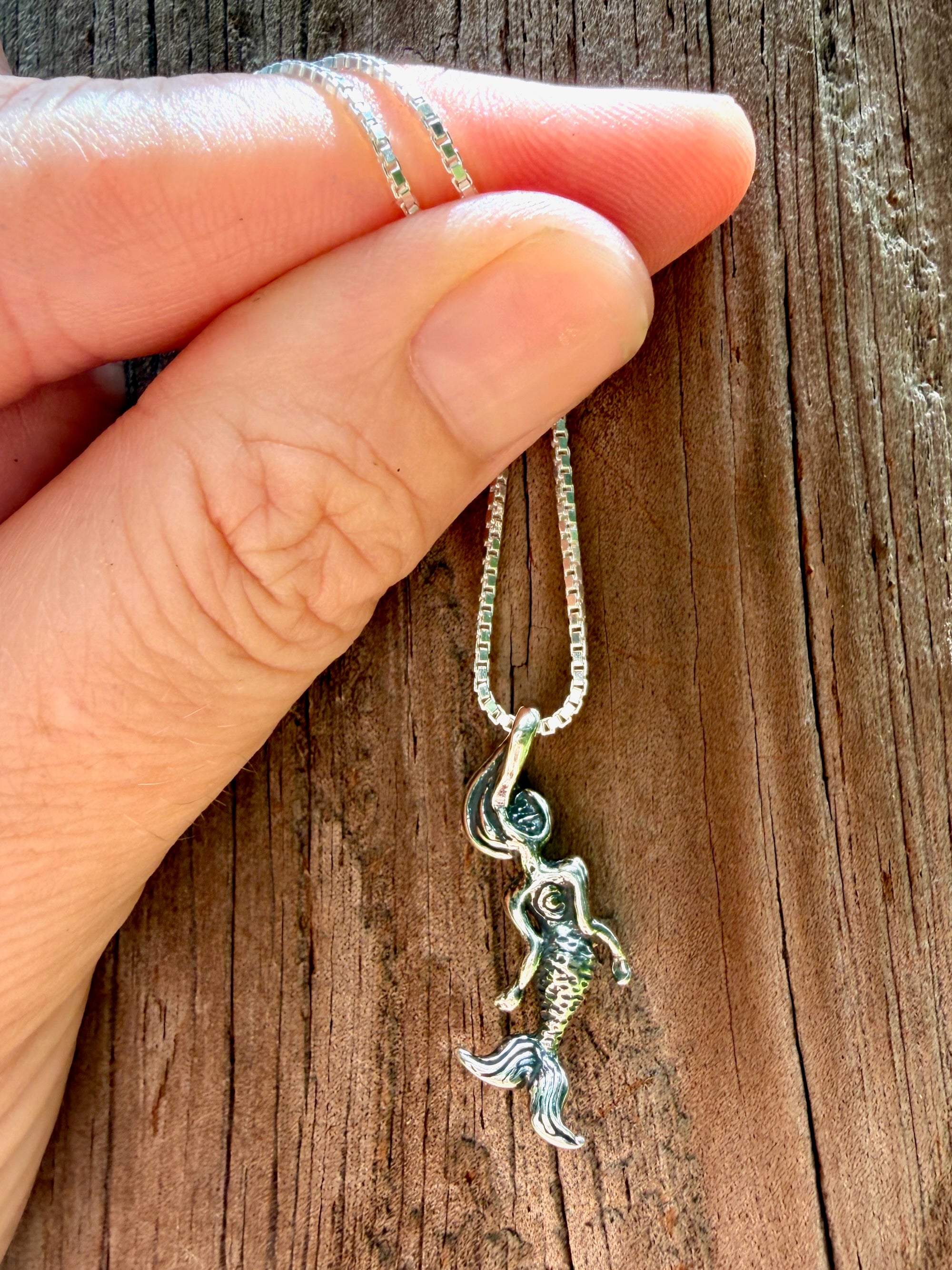 Sea Life - Mermaid Charm - Sterling Silver