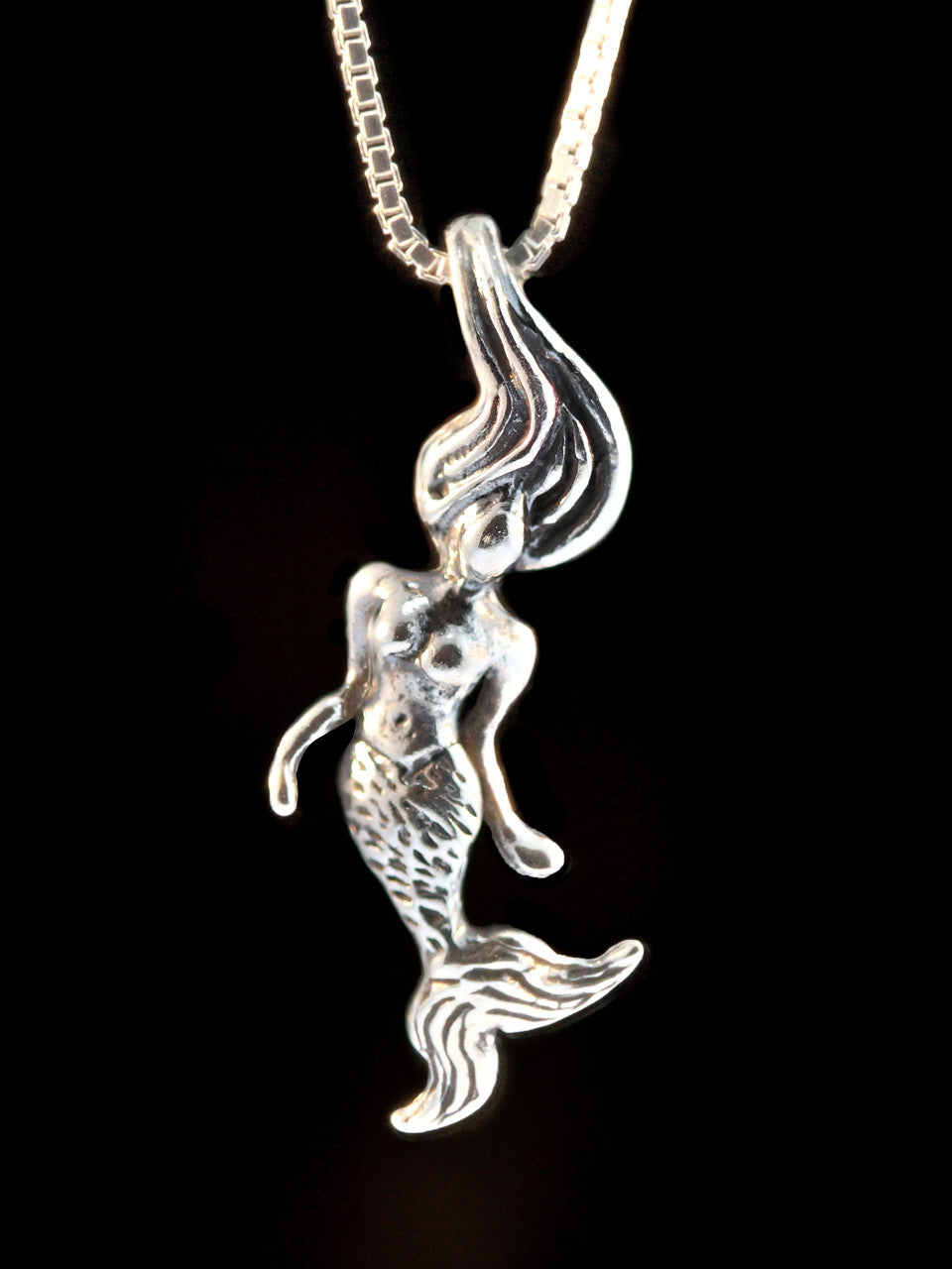 Mermaid Charm - Silver