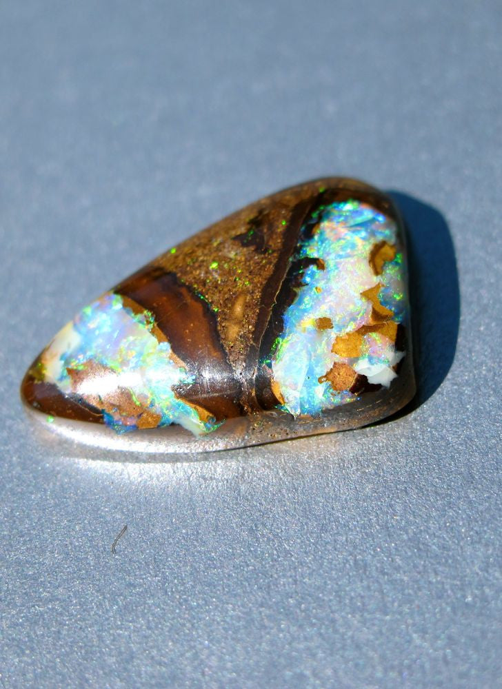 Blue Morpho - Australian Boulder Opal - 19 ct