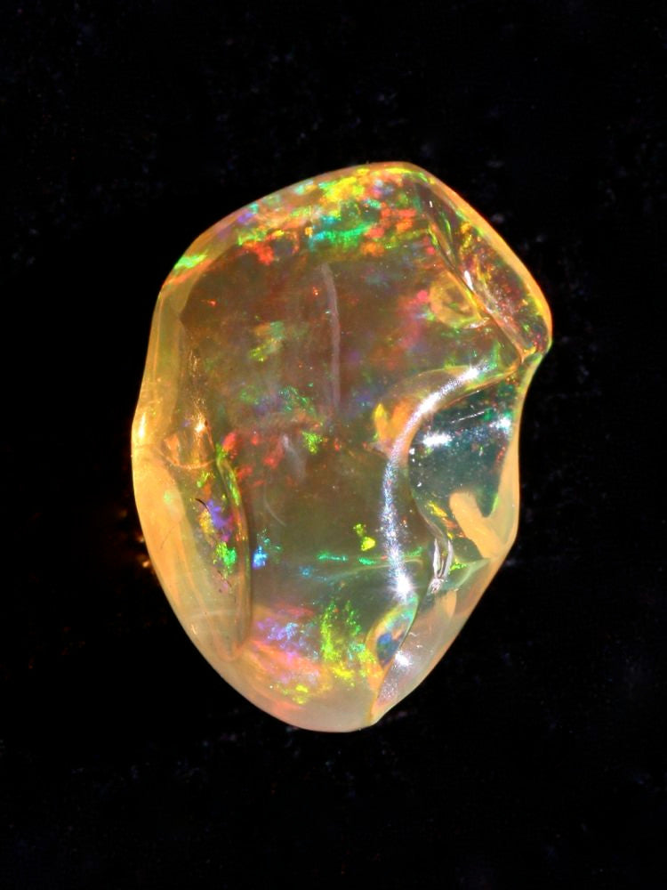 Dewdrop 2 - Mexican Fire Opal - 2ct