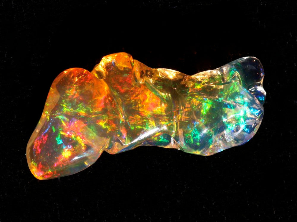 Mystic Scepter - Mexican Fire Opal - 9.5 ct
